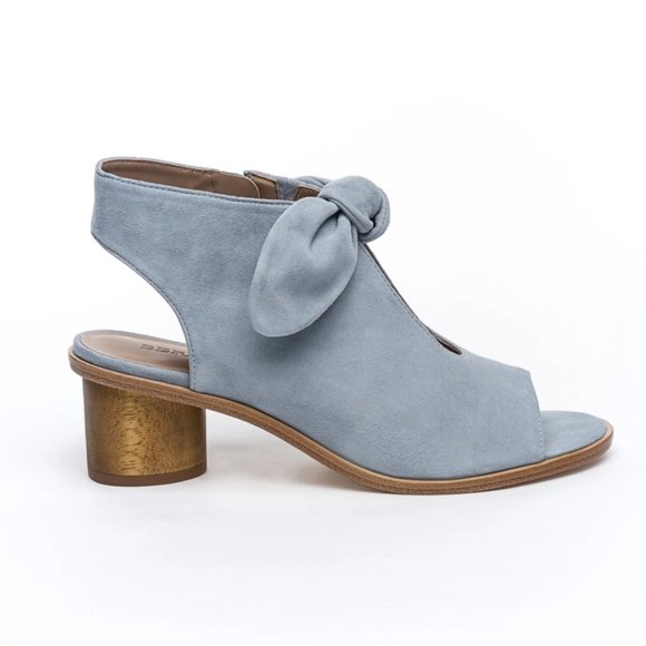 Anthropologie Bernardo Luna Bow Peep Toe Booties - Picture 4 of 9